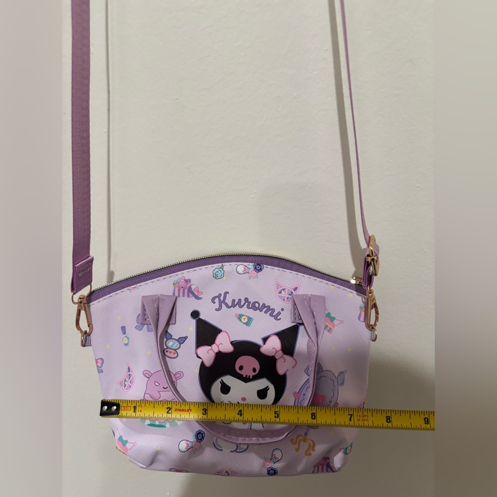 Kuromi Lavender Crossbody Bag - Women's Shoulder Purse - Picture 7 of 11